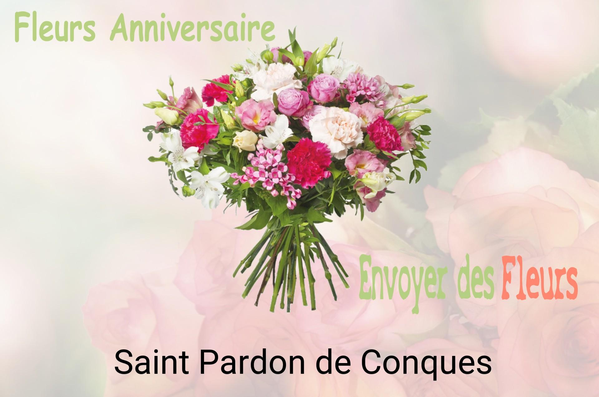Bouquet de fleurs d’anniversaire livré à Saint-Pardon-de-Conques