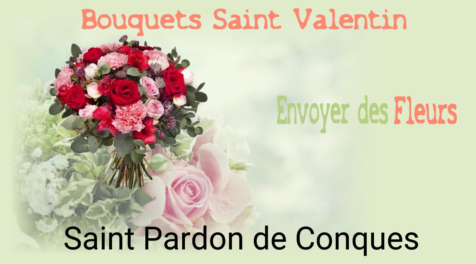 Roses de Saint-Valentin livrées à Saint-Pardon-de-Conques